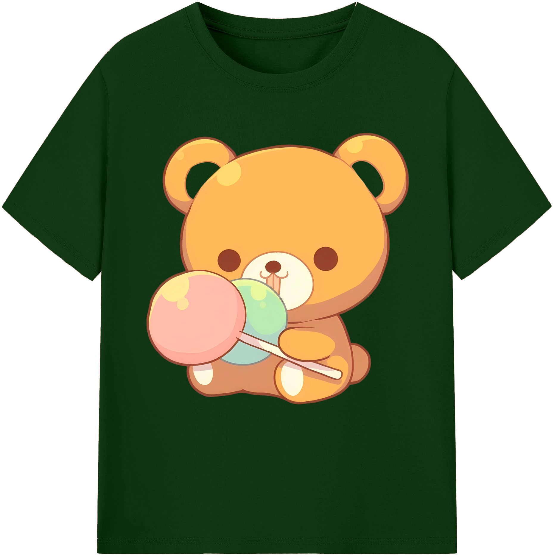 （画像用） リラックマ リラックマ キイロイトリ Rilakkuma Korilakkuma Kiiroitori 綿100％半袖Tシャツ（フロントプリント）